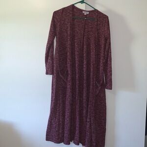 LulaRoe brand - Women’s Quarter Sleeve Long Cardigan